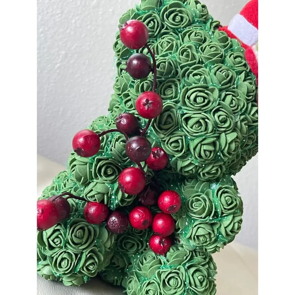 Handmade Christmas Bear From Roses